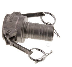 Acoplamiento de acero inoxidable Camlock DN 32 (1 1/4'') Pilar de manguera (32 mm) Tipo C MIL-C-27487