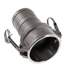 Acoplamiento de acero inoxidable Camlock DN 60 (2 1/2'') Pilar de manguera (63 mm) Tipo C MIL-C-27487