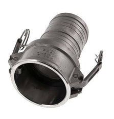 Acoplamiento de acero inoxidable Camlock DN 60 (2 1/2'') Pilar de manguera (63 mm) Tipo C MIL-C-27487