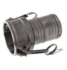 Acoplamiento de acero inoxidable Camlock DN 60 (2 1/2'') Pilar de manguera (63 mm) Tipo C MIL-C-27487