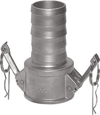 Acoplamiento de acero inoxidable Camlock DN 140 (6'') Pilar de manguera (150 mm) Tipo C MIL-C-27487
