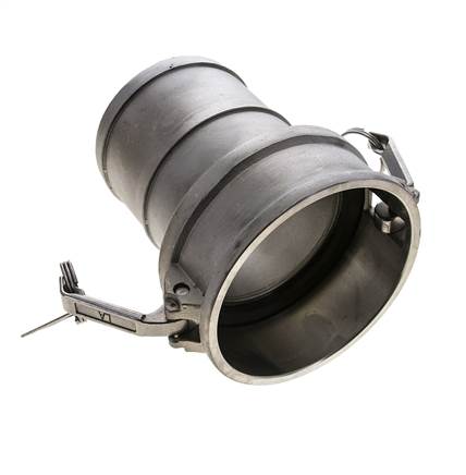 Acoplamiento de acero inoxidable Camlock DN 120 (5'') Pilar de manguera (127 mm) Tipo C MIL-C-27487