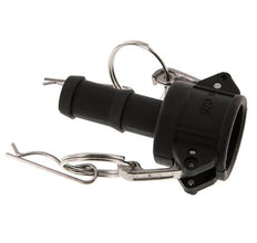 Acoplamiento de polipropileno Camlock DN 20 (3/4'') Pilar de manguera (19 mm) Tipo C MIL-C-27487