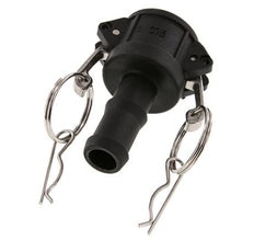 Acoplamiento de polipropileno Camlock DN 20 (3/4'') Pilar de manguera (19 mm) Tipo C MIL-C-27487