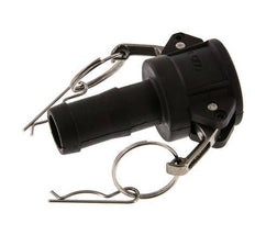 Acoplamiento de polipropileno Camlock DN 25 (1'') Pilar de manguera (25 mm) Tipo C MIL-C-27487