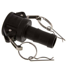 Acoplamiento de polipropileno Camlock DN 25 (1'') Pilar de manguera (25 mm) Tipo C MIL-C-27487