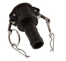 Acoplamiento de polipropileno Camlock DN 25 (1'') Pilar de manguera (25 mm) Tipo C MIL-C-27487