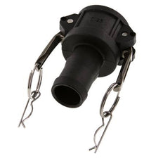 Acoplamiento de polipropileno Camlock DN 32 (1 1/4'') Pilar de manguera (32 mm) Tipo C MIL-C-27487