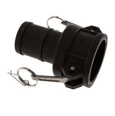 Acoplamiento de polipropileno Camlock DN 50 (2'') Pilar de manguera (50 mm) Tipo C MIL-C-27487