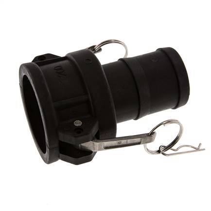 Acoplamiento de polipropileno Camlock DN 50 (2'') Pilar de manguera (50 mm) Tipo C MIL-C-27487