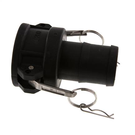 Acoplamiento de polipropileno Camlock DN 50 (2'') Pilar de manguera (50 mm) Tipo C MIL-C-27487