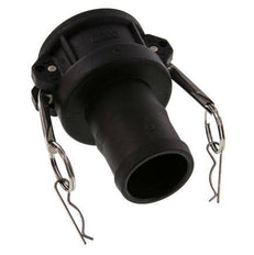 Acoplamiento de polipropileno Camlock DN 50 (2'') Pilar de manguera (50 mm) Tipo C MIL-C-27487