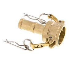 Acoplamiento de latón Camlock DN 20 (3/4'') Pilar de manguera (19 mm) Tipo C MIL-C-27487
