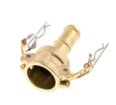 Acoplamiento de latón Camlock DN 20 (3/4'') Pilar de manguera (19 mm) Tipo C MIL-C-27487