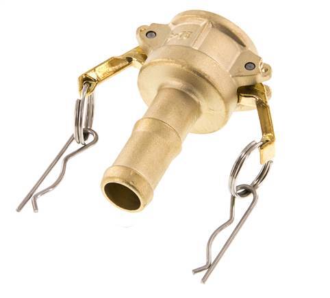 Acoplamiento de latón Camlock DN 20 (3/4'') Pilar de manguera (19 mm) Tipo C MIL-C-27487