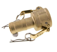 Acoplamiento de latón Camlock DN 25 (1'') Pilar de manguera (25 mm) Tipo C MIL-C-27487