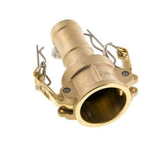 Acoplamiento de latón Camlock DN 25 (1'') Pilar de manguera (25 mm) Tipo C MIL-C-27487