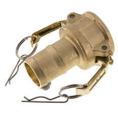 Acoplamiento de latón Camlock DN 40 (1 1/2'') Pilar de manguera (38 mm) Tipo C MIL-C-27487