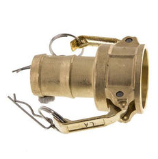 Acoplamiento de latón Camlock DN 40 (1 1/2'') Pilar de manguera (38 mm) Tipo C MIL-C-27487