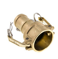 Acoplamiento de latón Camlock DN 40 (1 1/2'') Pilar de manguera (38 mm) Tipo C MIL-C-27487