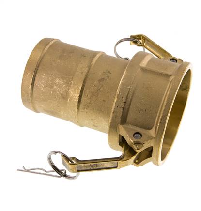 Acoplamiento de latón Camlock DN 140 (6'') Pilar de manguera (150 mm) Tipo C MIL-C-27487