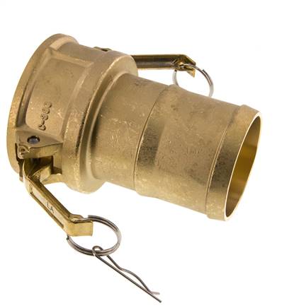 Acoplamiento de latón Camlock DN 140 (6'') Pilar de manguera (150 mm) Tipo C MIL-C-27487