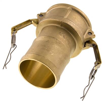Acoplamiento de latón Camlock DN 140 (6'') Pilar de manguera (150 mm) Tipo C MIL-C-27487