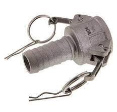 Acoplamiento de aluminio Camlock DN 25 (1'') Pilar de manguera (25 mm) Tipo C MIL-C-27487
