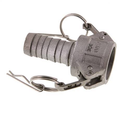 Acoplamiento de aluminio Camlock DN 25 (1'') Pilar de manguera (25 mm) Tipo C MIL-C-27487