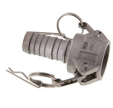 Acoplamiento de aluminio Camlock DN 25 (1'') Pilar de manguera (25 mm) Tipo C MIL-C-27487