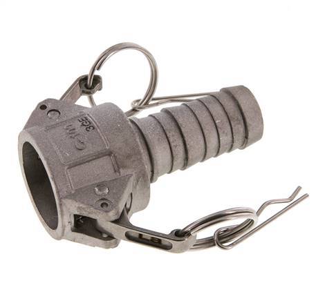 Acoplamiento de aluminio Camlock DN 25 (1'') Pilar de manguera (25 mm) Tipo C MIL-C-27487