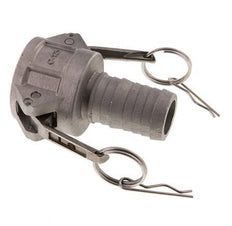 Acoplamiento de aluminio Camlock DN 32 (1 1/4'') Pilar de manguera (32 mm) Tipo C MIL-C-27487