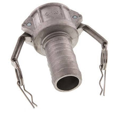 Acoplamiento de aluminio Camlock DN 40 (1 1/2'') Pilar de manguera (38 mm) Tipo C MIL-C-27487