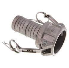 Acoplamiento de aluminio Camlock DN 40 (1 1/2'') Pilar de manguera (38 mm) Tipo C MIL-C-27487