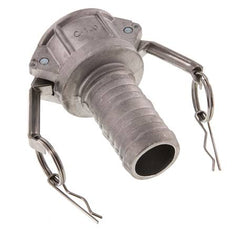 Acoplamiento de aluminio Camlock DN 40 (1 1/2'') Pilar de manguera (38 mm) Tipo C MIL-C-27487