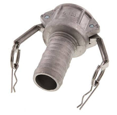 Acoplamiento de aluminio Camlock DN 40 (1 1/2'') Pilar de manguera (38 mm) Tipo C MIL-C-27487