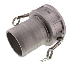 Acoplamiento de aluminio Camlock DN 90 (4'') Pilar de manguera (100 mm) Tipo C MIL-C-27487
