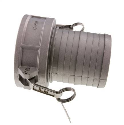 Acoplamiento de aluminio Camlock DN 90 (4'') Pilar de manguera (100 mm) Tipo C MIL-C-27487