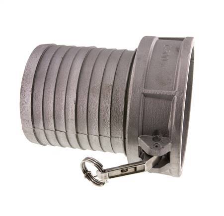 Acoplamiento de aluminio Camlock DN 120 (5'') Pilar de manguera (127 mm) Tipo C MIL-C-27487