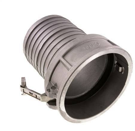 Acoplamiento de aluminio Camlock DN 120 (5'') Pilar de manguera (127 mm) Tipo C MIL-C-27487