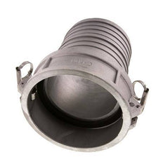 Acoplamiento de aluminio Camlock DN 120 (5'') Pilar de manguera (127 mm) Tipo C MIL-C-27487