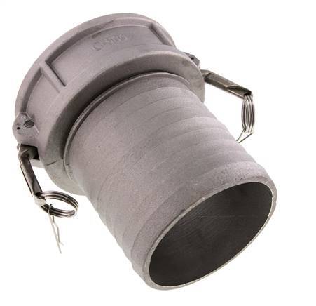 Acoplamiento de aluminio Camlock DN 120 (5'') Pilar de manguera (127 mm) Tipo C MIL-C-27487