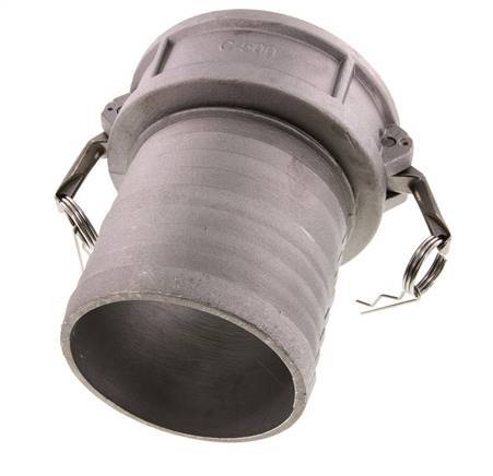 Acoplamiento de aluminio Camlock DN 120 (5'') Pilar de manguera (127 mm) Tipo C MIL-C-27487