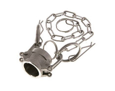 Tapón de acoplamiento de acero inoxidable Camlock DN 15 (1/2'') Tipo DC MIL-C-27487