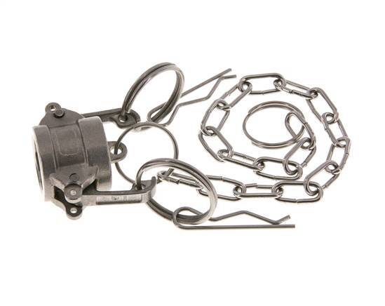 Tapón de acoplamiento de acero inoxidable Camlock DN 15 (1/2'') Tipo DC MIL-C-27487