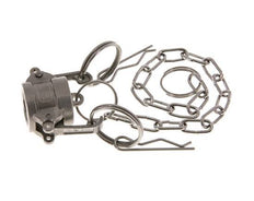 Tapón de acoplamiento de acero inoxidable Camlock DN 15 (1/2'') Tipo DC MIL-C-27487