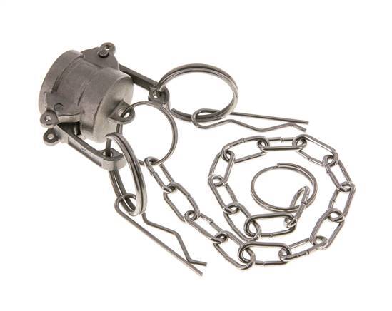Tapón de acoplamiento de acero inoxidable Camlock DN 15 (1/2'') Tipo DC MIL-C-27487