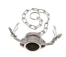 Camlock DN 20 (3/4'') Stainless Steel Coupling End Cap Type DC MIL-C-27487