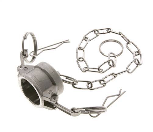Camlock DN 20 (3/4'') Stainless Steel Coupling End Cap Type DC MIL-C-27487