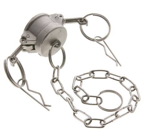 Camlock DN 20 (3/4'') Stainless Steel Coupling End Cap Type DC MIL-C-27487